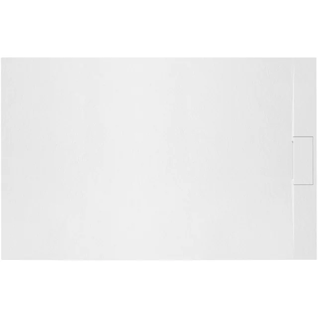 Basalt White shower tray 90x120