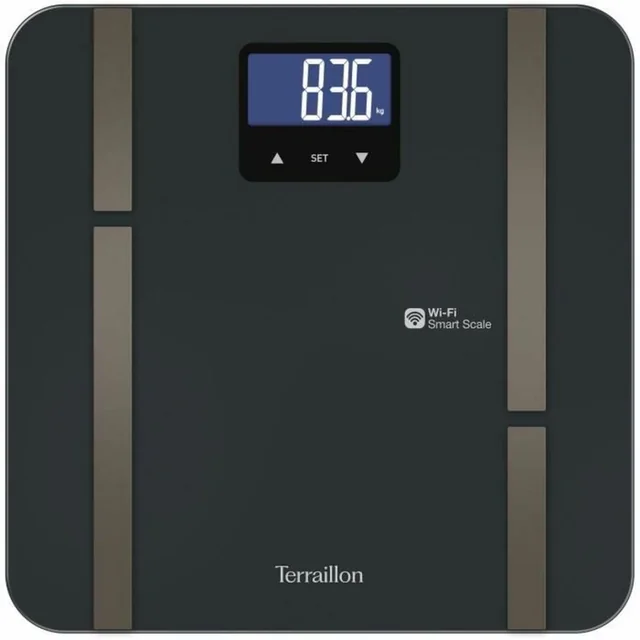 Báscula de Baño Digital Terraillon Master Fit Ultra Gris Vidrio 180 kg