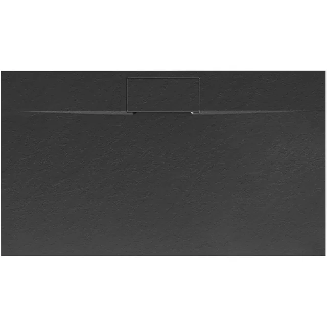 Base de duche Bazalt Long Black 80x120