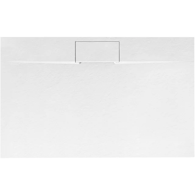 Base de duche Bazalt Long White 80x100