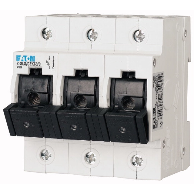 Base de interruptor seccionador con enchufe y fusible Z-SLS/CEK35/3 TITANIO