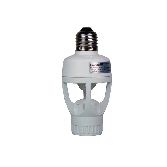 Base de lampe à capteur PIR EcoSavers E27