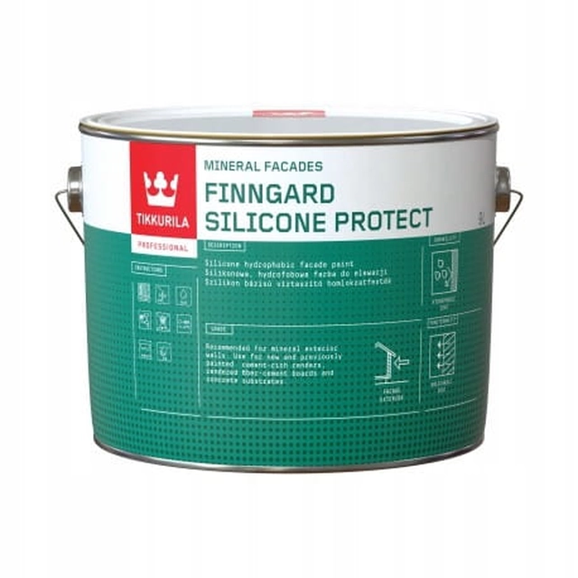 Base de pintura para fachadas protectora de silicona Tikkurila Finngard AP 0,9L