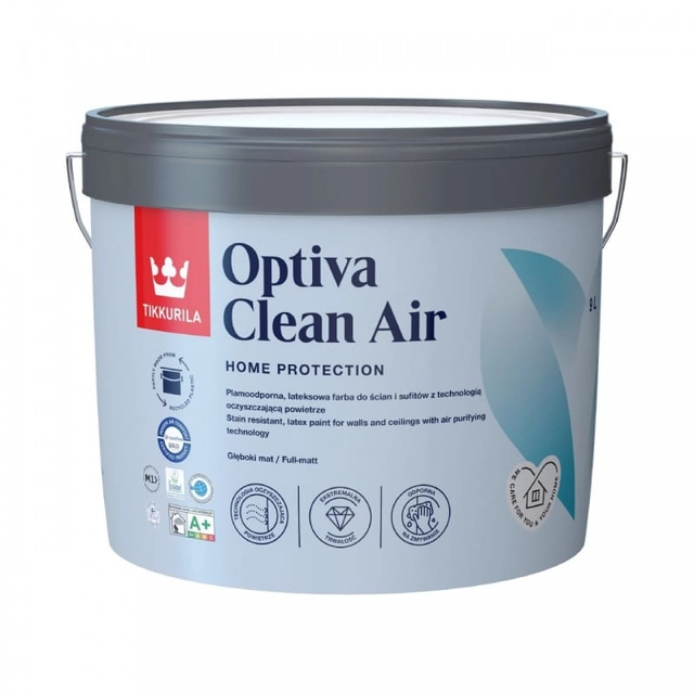 Base de pintura Tikkurila Optiva Clean Air A 9L