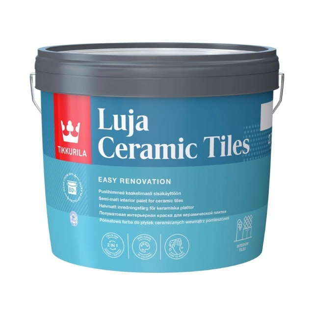 Base de tinta para azulejos Tikkurila Luja C 2,7L