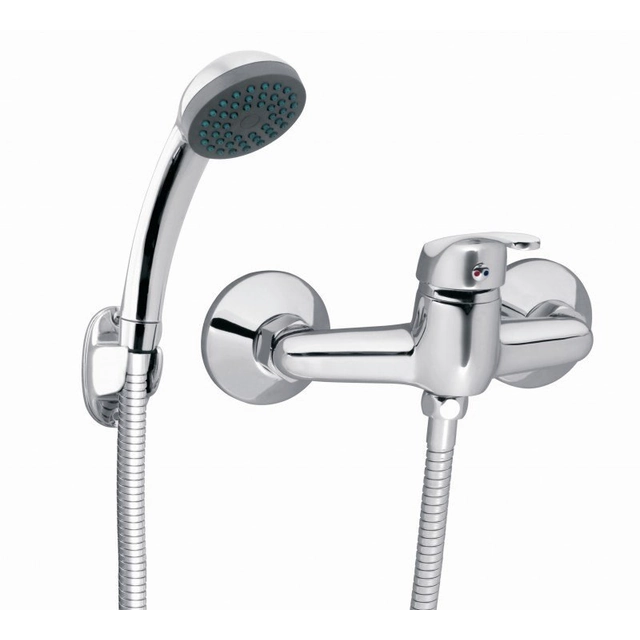 Basic wall-mounted shower mixer, chrome