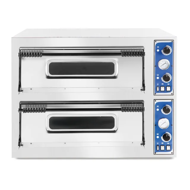 Basic XL dobbelt pizzaovn 44 8 pizza 12000W - Hendi 226957