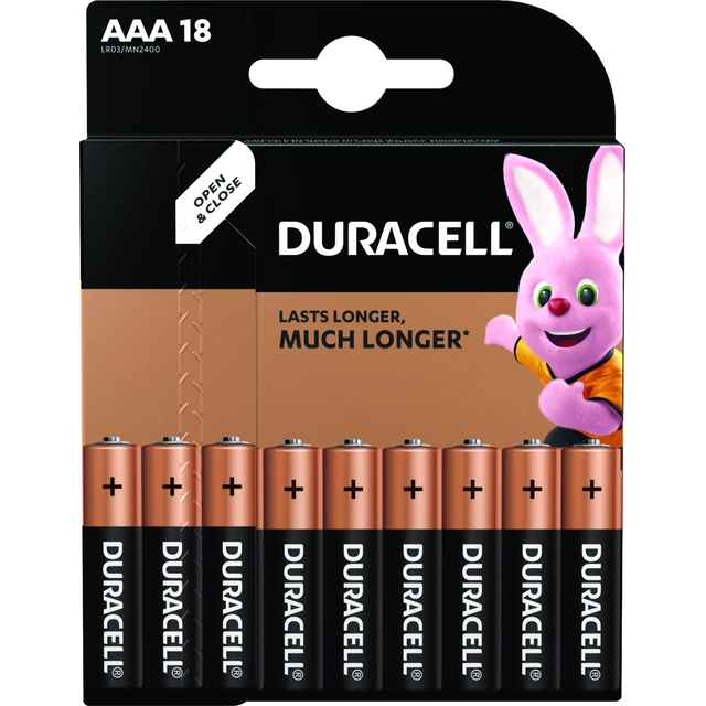 Батарея Duracell Basic AAA / R03 18 шт.