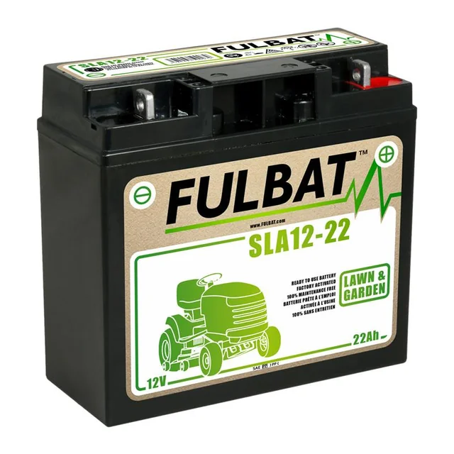 Bateria 22Ah FULBAT SLA12-22 /182x77x168/ +direita livre de manutenção 550907