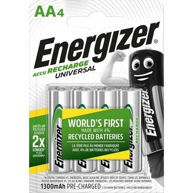 Batería AA universal Energizer / R6 1300mAh 4 uds.