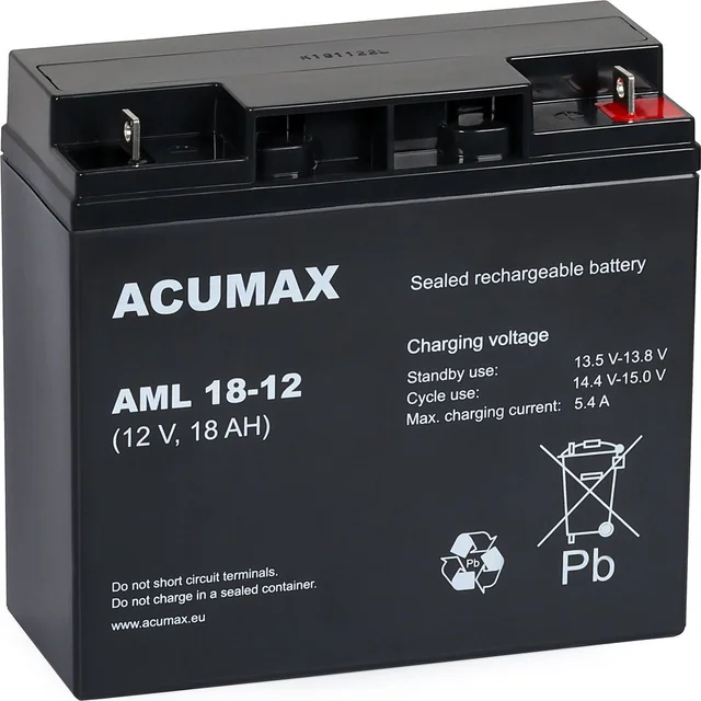 Batería Acumax AM 12V 18Ah