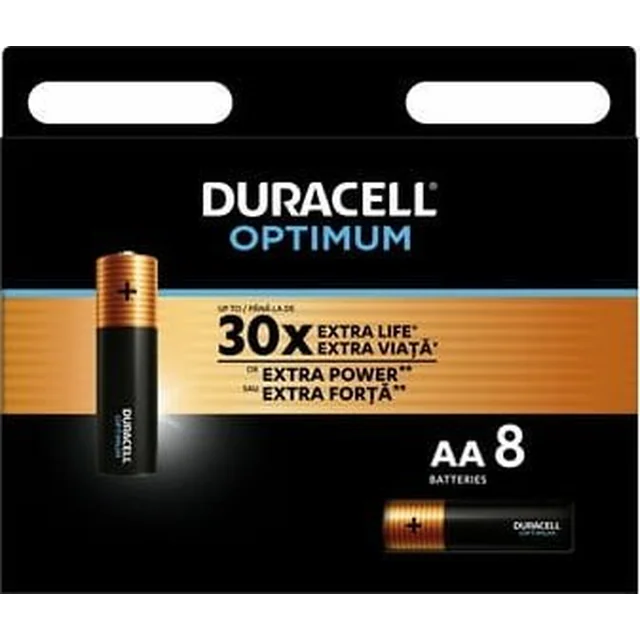 Bateria alcalina Duracell Duracell OPTIMUM AA 8szt.[334|6]