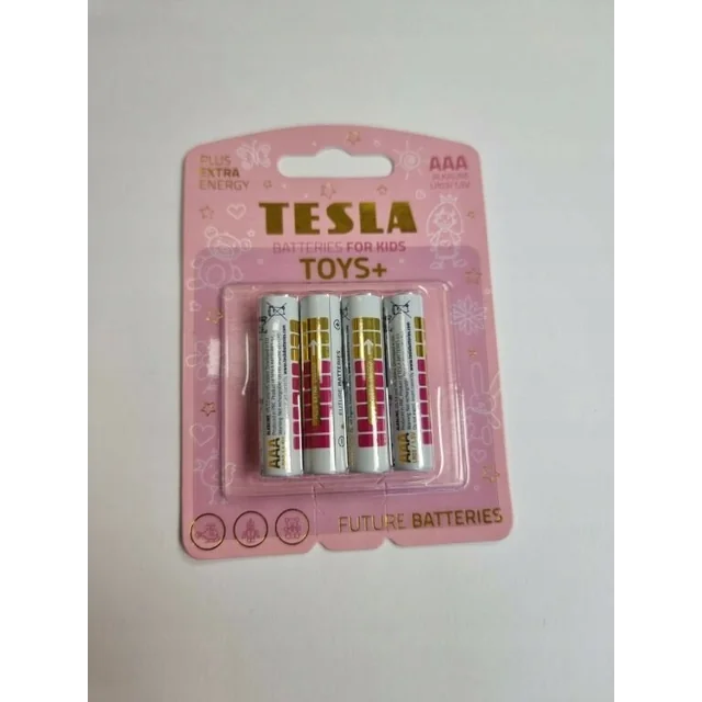 Bateria alcalina Tesla TESLA R3 (AAA) BRINQUEDOS+ MENINA [4x120] 4 peças