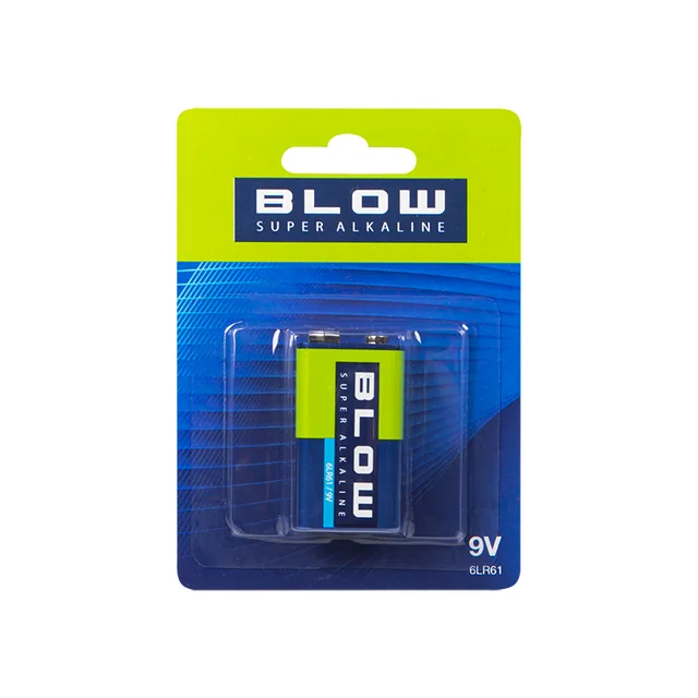 Bateria  BLOW SUPER ALKALINE 9V 6LR61