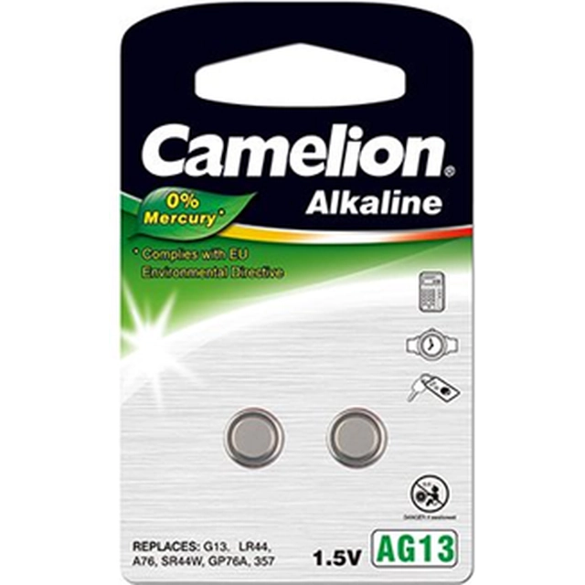 Batería Camelion LR44 2 uds.