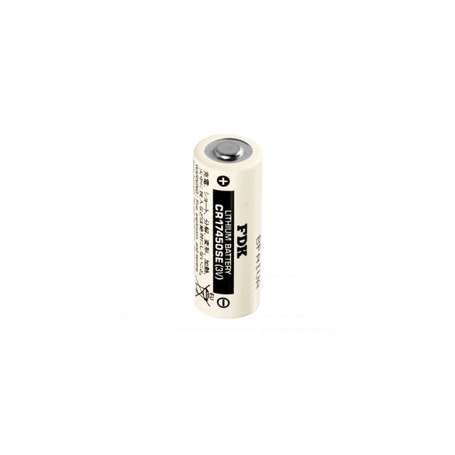 Bateria de lítio CR17450SE 3V 2,5A diâmetro 17mm x h45mm branca FDK Fujitsu