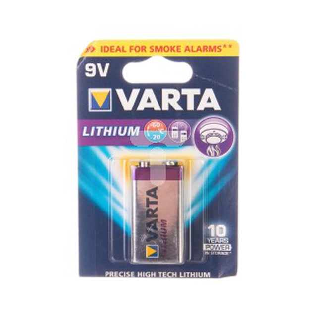 Batería de litio profesional Varta 9V Block 1 uds.