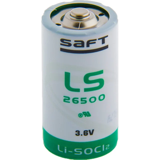 Bateria de lítio Saft, R14, 3.6V, Saft, SPSAF-26500-STD, C LS26500