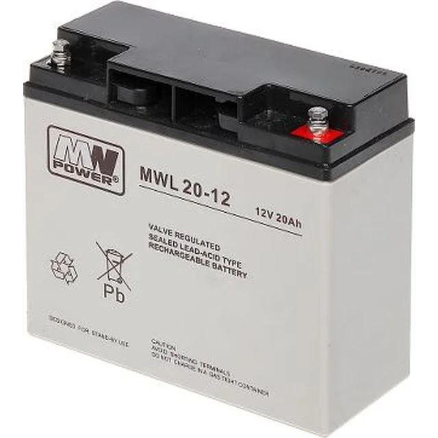 Batería de potencia MW 12V/20AH-MWL