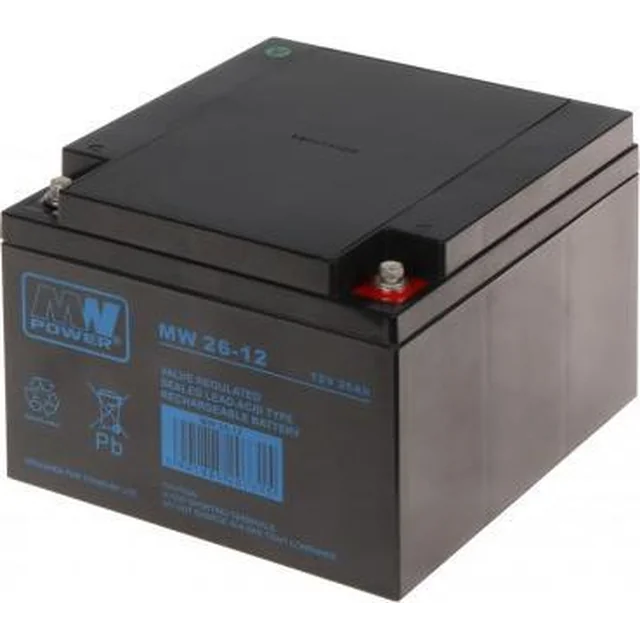 Batería de potencia MW 12V/26AH-MW