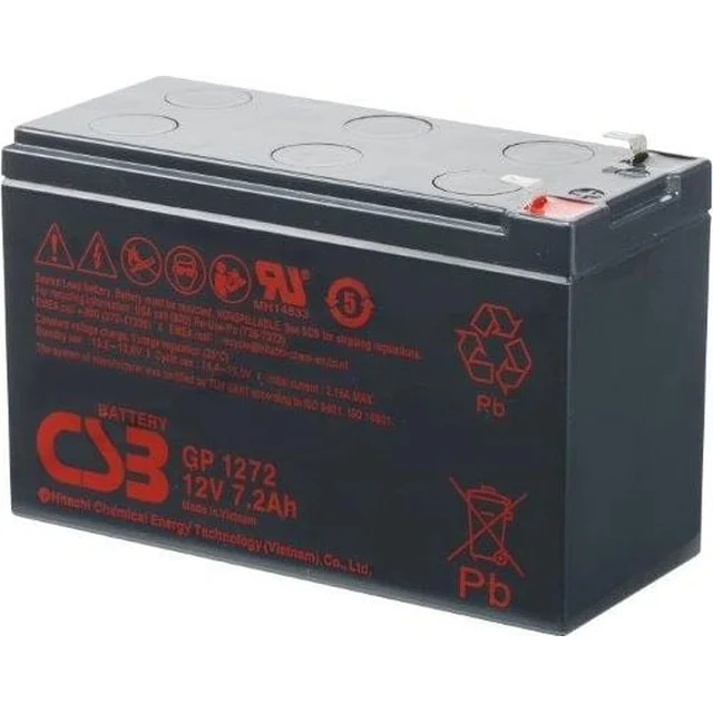 Batería de repuesto Eaton 12V 7.2Ah (BAT-CSB-12V-7Ah)