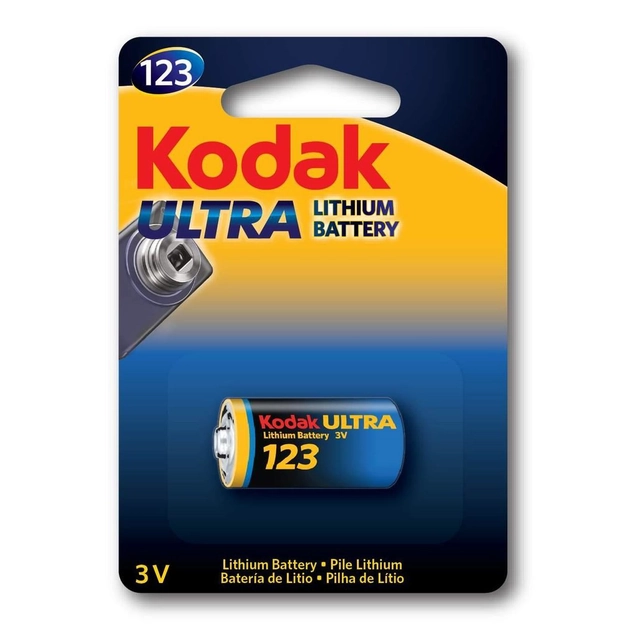 Batería de ultra litio KODAK K123LA, blister=1 piezas