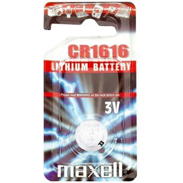 Bateria extra Maxell LongLife CR1616 55mAh 1 unid.