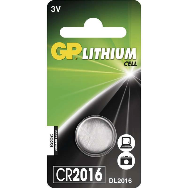 Bateria GP CR2016 1 unid.