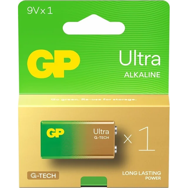 Bateria GP GP Ultra ALcalina 9V/1