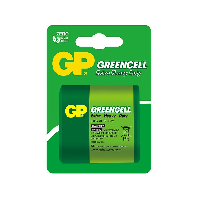 Bateria GP Greencell 3R12 4,5V