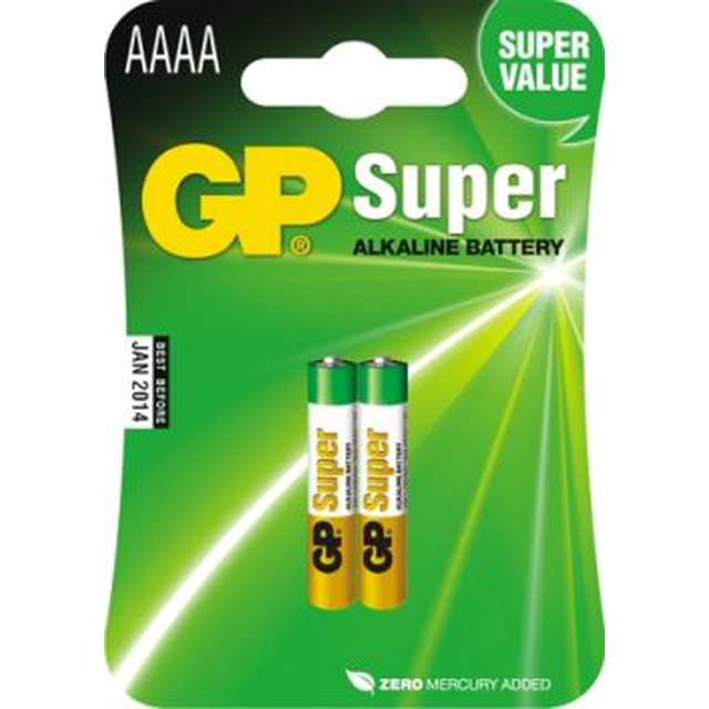 Batería GP Super AAAA 2 uds.