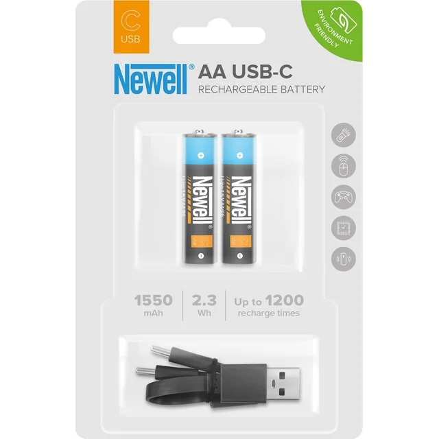 Bateria Newell NEWELL AA USB-C 1550 mAh 2 unid. blister