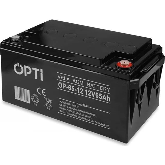 BATERÍA OPTI VOLT POLSKA VOLT POLSKA AGM 12V 65 Ah