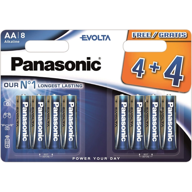 Batéria Panasonic AA / R6 8 ks.