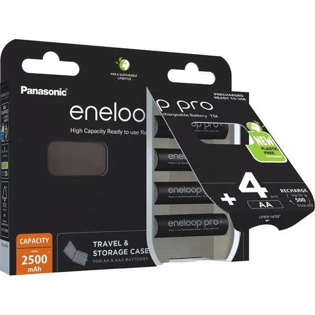 Батерия Panasonic Eneloop Pro AA / R6 2500mAh 4 бр.