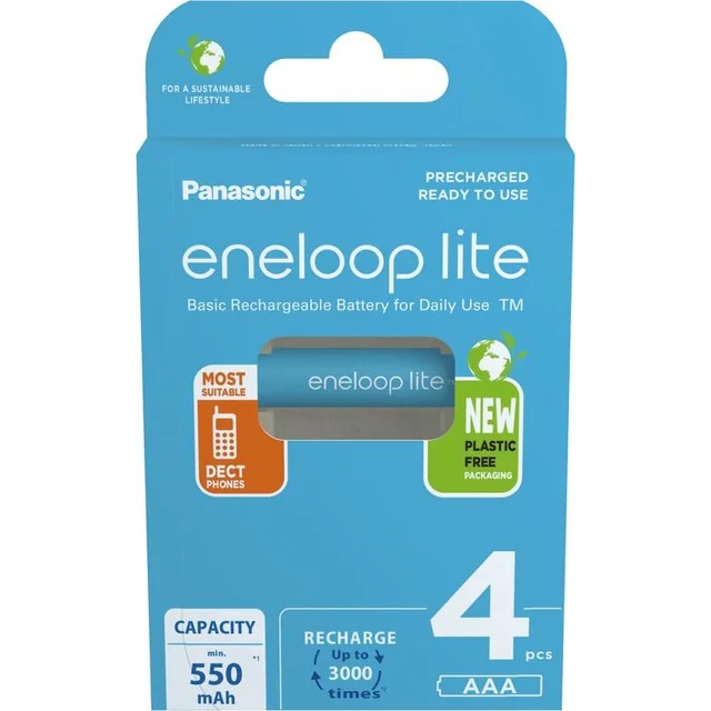 Батерия Panasonic Lite AAA / R03 550mAh 4 бр.