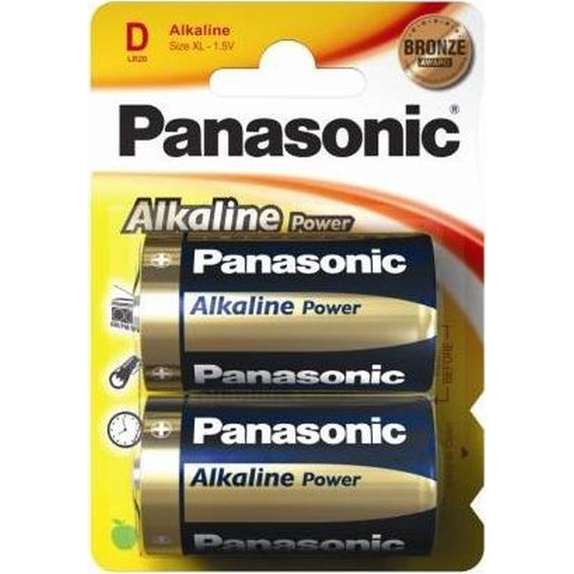 Batería Panasonic Power D / R20 2 uds.