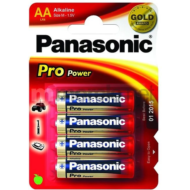 Bateria Panasonic Pro Power AA / R6 4 unid.