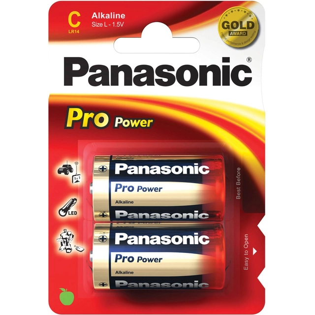 Bateria Panasonic Pro Power C / R14 2 unid.