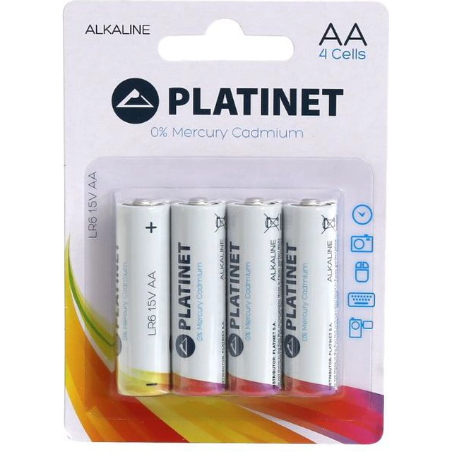 Bateria Platinet Pro AA / R6 2800mAh 4 unid.