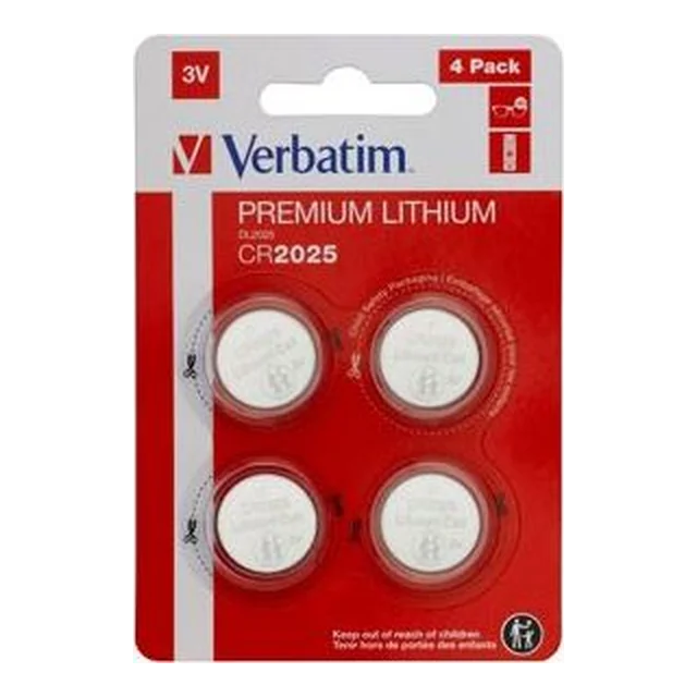 Bateria Premium Verbatim CR2025 20 unid.