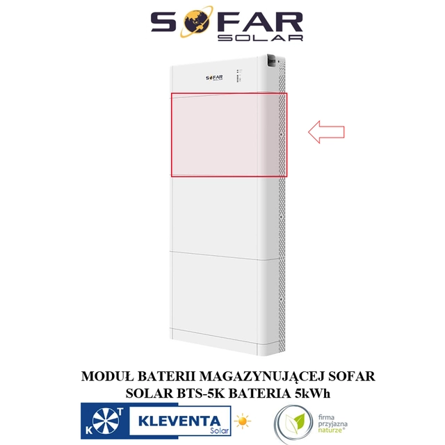 BATERÍA SOFAR 5,12 kWh SOFAR SOLAR BTS 5K E5-DS5