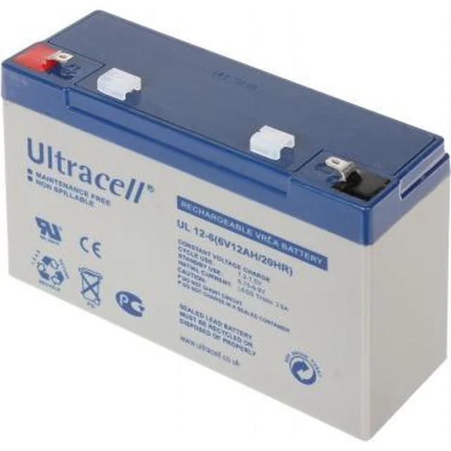 BATERÍA Ultracell 6V/12AH-UL ULTRACELL