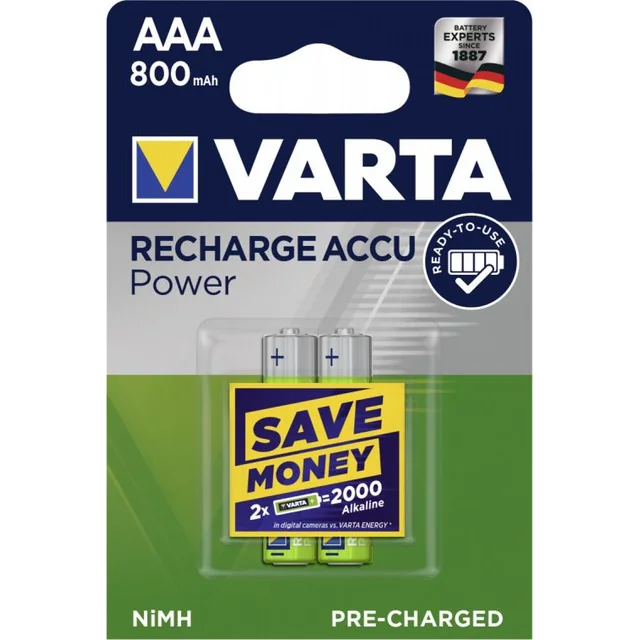 Батерия Varta Power AAA / R03 800mAh 20 бр.