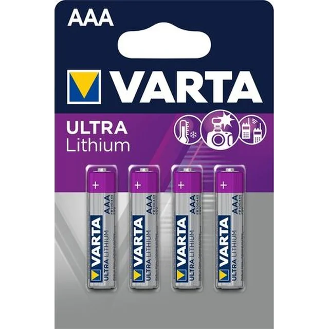 Bateria Varta Ultra AAA / R03 40 unid.