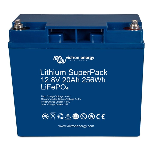 Bateria Victron Energy Lithium SuperPack 12,8V/20Ah LiFePO4.