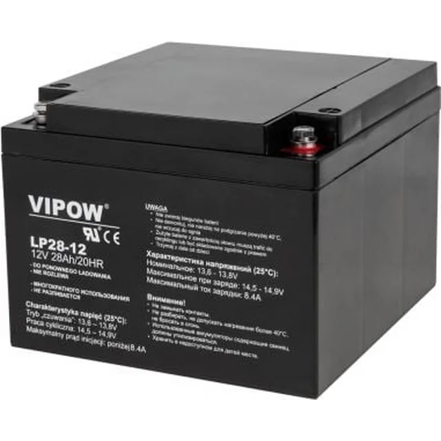 Batería Vipow Gel 12 V / 28 Ah