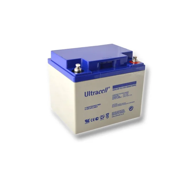 Bateria VRLA Ultracell de ciclo profundo GEL 12V, 45Ah UCG45-12 F6