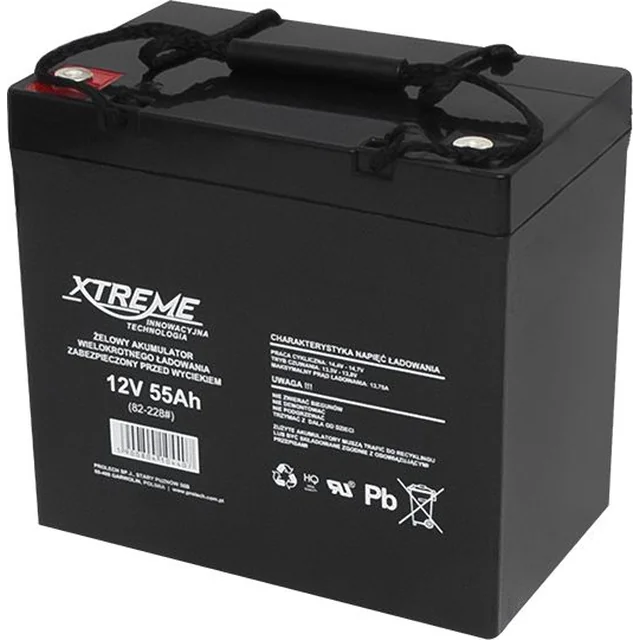 Батерия Xtreme 12V/55Ah (82-228#)