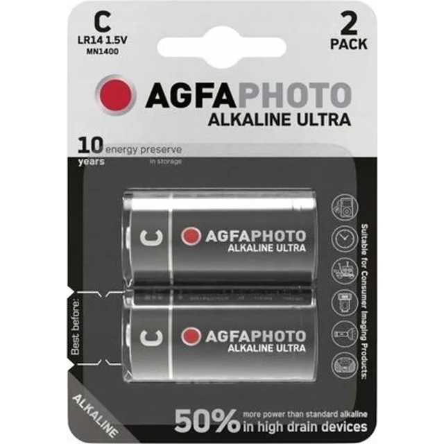 Baterie Agfa Ultra C / R14 2 buc.